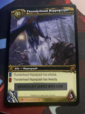 $35.96 • Buy World Of Warcraft WoW TCG Loot Card - Thunderhead Hippogryph New Unscratched