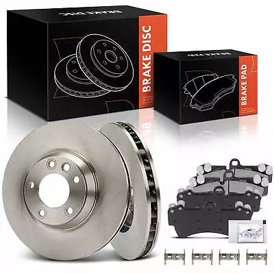 6x Front Disc Brake Rotors & Ceramic Brake Pads For Audi Q7 VW Touareg Porsche • $165.99