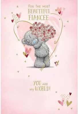 Me To You Bear Beautiful Fiancee Valentine's Day Card • £5.99