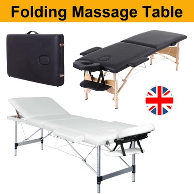 £79.10 • Buy Portable Folding Massage Table - Beauty Salon Tattoo Therapy Couch Bed With Bag