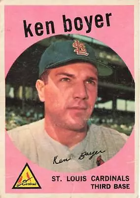 1959 Topps #325 Ken Boyer • $2.99