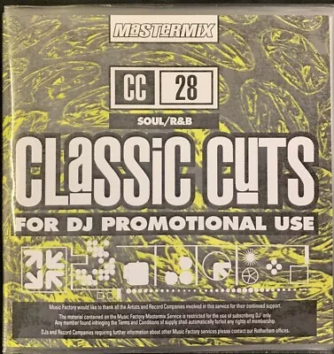 Mastermix Classic Cuts CD - Soul/R&B CC28 • £7.50