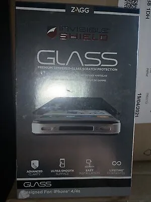 Iphone 4/4s Screen Protector Zagg Invisible Shield • £4.99