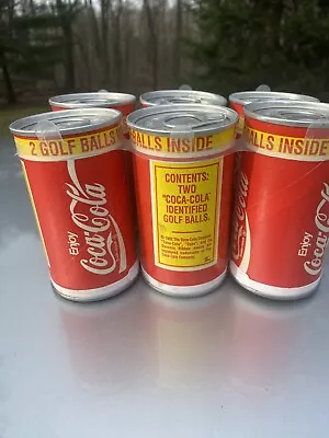 1992 Coca Cola Golf Balls In Sealed Cans Collectible Vintage 6-pack • $42.22