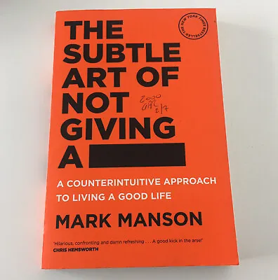 $17.95 • Buy The Subtle Art Of Not Giving A F*ck: A Counterintuitive Approach To Living A...