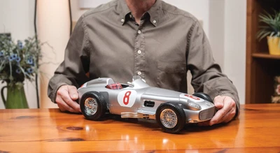 £1603.61 • Buy Fangio Mercedes Benz W196 1/8 Scale Built Your Own  Silver Arrow (85 Parts)