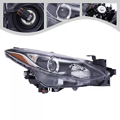 Headlight Right With Bulb For 2014 2015 2016 Mazda 3 Sport Hatchback Sedan • $86.40