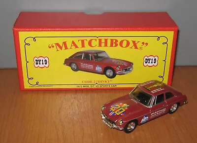 Matchbox Dinky DY15 MGB GT Sports Car MICA 20th UK Convention Large Oscar Code 2 • $101.05