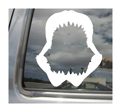 Shark Jaws Teeth - Tiger Mako Great White Auto Window Vinyl Decal Sticker 01078 • $4.99