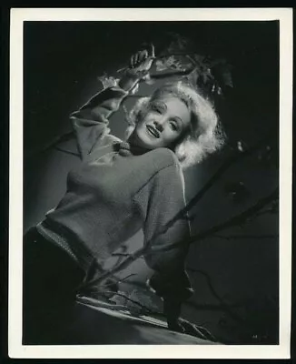 HOLLYWOOD ACTRESS Marlene Dietrich ALLURING POSE VINTAGE 1940 ORIGINAL PHOTO • $59.99