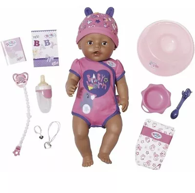 BABY Born Soft Touch Girl With Brown Eyes Toy Doll 43cm Read Description • £58.99