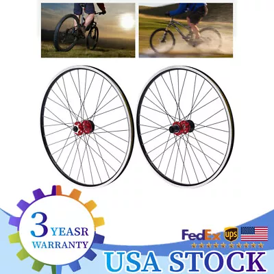 29  MTB Bike Disc Front Rear Wheel Set 7/8/9/10/11/12 Speed Hub Aluminum Alloy • $95