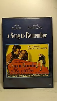 A Song To Remember (DVD 1945) SONY CHOICE DVD MOD VERY GOOD CONDITION • $11.99