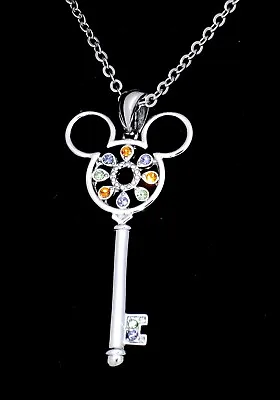 Disney Park Arribas Necklace✿Mickey Mouse Made With Crystals From Swarovski Key • $27.98