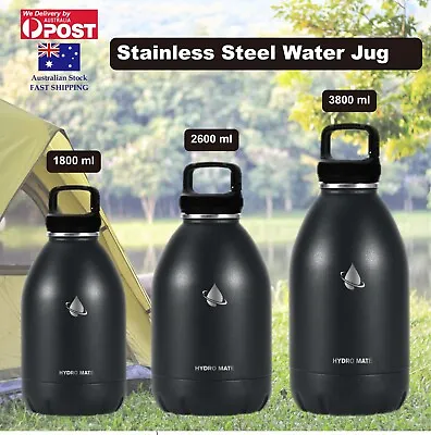 Large Stainless Steel Water Bottle Vacuum Insulated Double Wall Thermos Flask • $45.99