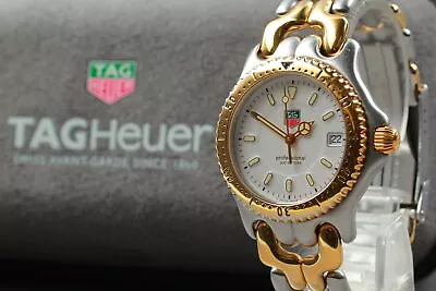 [Exc+5 Case]  Tag Heuer S/el WG1222-K0 Men's Watch SEL Quartz White From JAPAN • $385.90