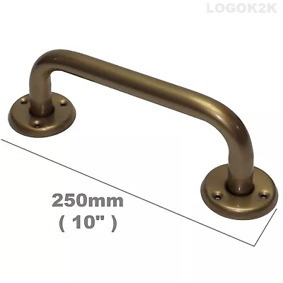 £7.97 • Buy Disabled Grab Rail Bar Bathroom Aid Pull Push Door Metal Handle 250 350 450 Mm