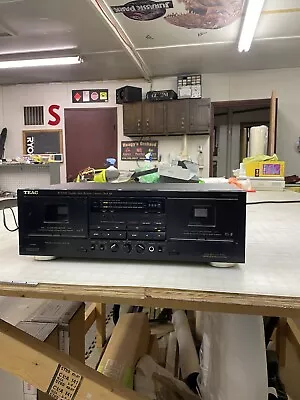 ✅ Vintage TEAC W-520R Double Auto Reverse Cassette Deck Dolby HX  PRO Working! • $82.50