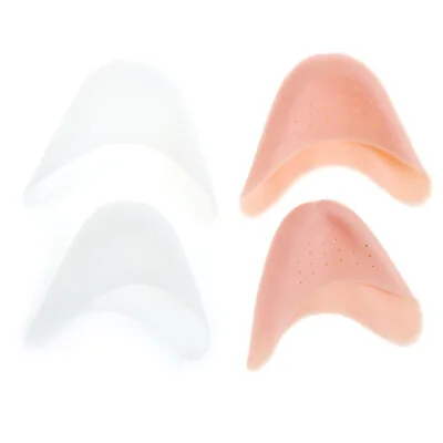 2x Ballet Dance Shoe Pads Cushion Soft Silicon Gel Protector Pointe Toe CoveY/bz • $2.97
