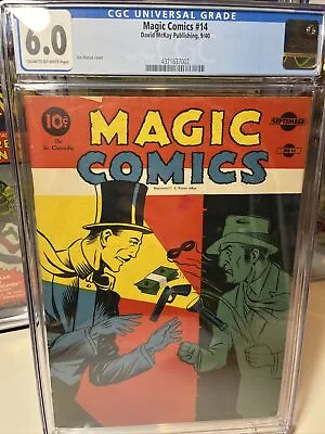 Magic Comics #14 Cgc 6.0 (david Mckay Publications 1940) Scarce Only 6 On Census • $499.99