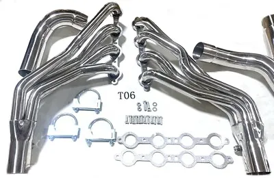 Long Tube Stainless Headers 99-06 Chevy GMC Sierra Silverado 4.8 5.3 6.0 Y Pipe • $329.65