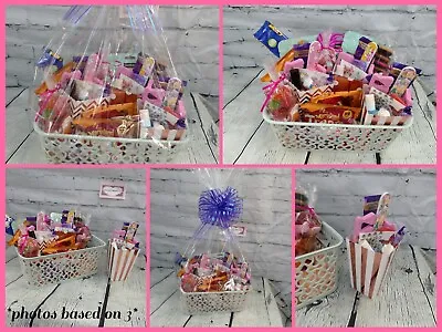 💅Girl's Slumber Party Pamper Night Treat Basket Gift Set- Birthday Party Etc • £38