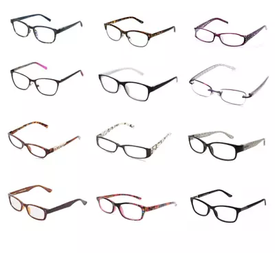 Foster Grant Reading Glasses Womens Designer Fashion New +1.00 To +3.25 Strength • $9.99