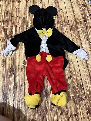 Mickey Mouse Baby Costume Disney Complete Outfit 9m Baby • $24.99