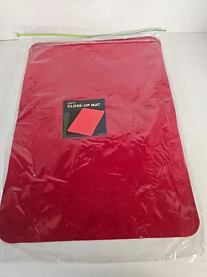 CLOSE UP MAT PAD RED 12.5  X 17  Magic Trick Table Accessory For Cards Coins Etc • $10