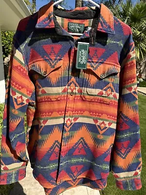 RRL  Ralph Lauren Discontinued Western/Navajo Shirt Men’s  Size L NWT • $300