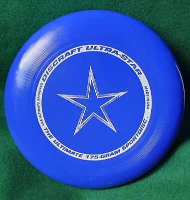 £13.99 • Buy Discraft - Ultra-star - The Ultimate 175 Gram Sportdisc/frisbee - Blue/star