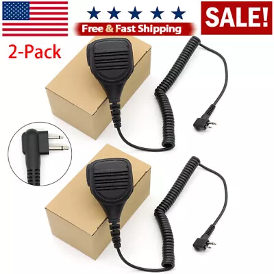 2-PACK PMMN4013 PMMN4013A Speaker Mic For Motorola CP200 CP200XLS PR400 Radios • $24.59