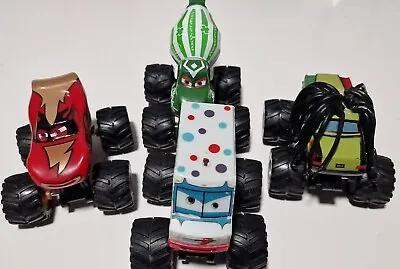 Disney Pixar Cars Wrassler Bundle Monster Truck Plastic Job Lot • £29.99