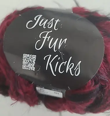 Plymouth Yarns Just Fur Kicks - Cardinal • $5