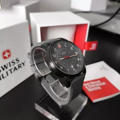 Swiss Military Avenue Quartz Grey Dial Watch Brand New • £99