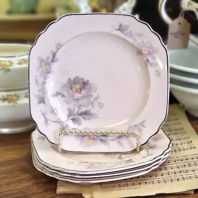 Limoges Company Peach-Blo Ware Bread Plates Set Of 4 • $28