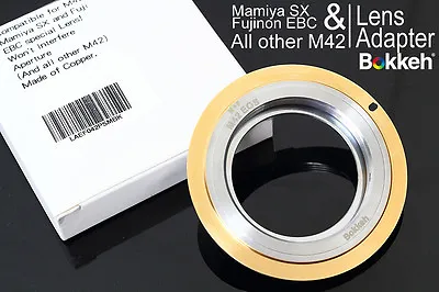 Bokkeh M42-Canon EOS EF Lens Adapter Mamiya Fujinon Version  • $59.99