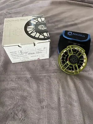 Nautilus XL Max Fly Reel 8/9wt LH - NEW - Glades Green - Rio Predator Elite 8wt • $595