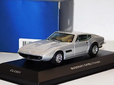 Maserati Ghibli Coupe Silver Ixo Clc051  1/43 • $34.99