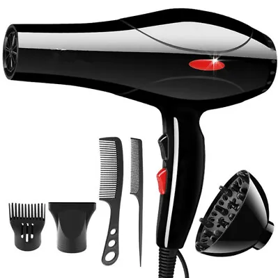 2200W Professional Style Hair Dryer Nozzle Concentrator Blower Pro Salon Heat UK • £9.49