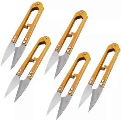 5 Pack Thread Snips Scissors Yarn Sewing Cutter Nipper Cloth Embroidery Trimmer • £3.79