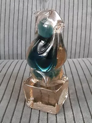 Arte Murano ICET Squirrel 4 Inch Tall Blue/brown/gold  Glass Figurine VG • $55