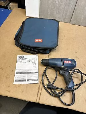 U2 RYOBI D42 3/8  120V CORDED DRILL/DRIVER & Blue Fabric CASE B17 • $4.99