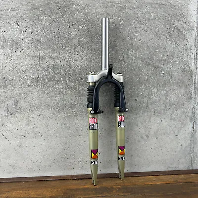 Vintage Rock Shox Mag21 Fork  1 1/8 Threadless PARTS 26 In 7  Steerer 26  Mag 21 • $169.19