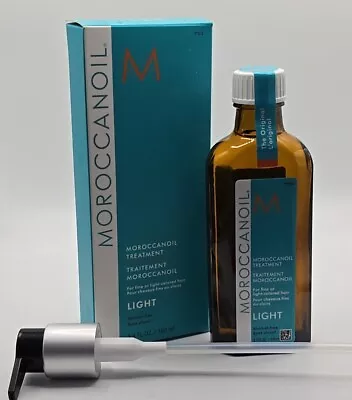 Moroccanoil Oil Treatment LIGHT With Pump 3.4oz New & Sealed • $32.75