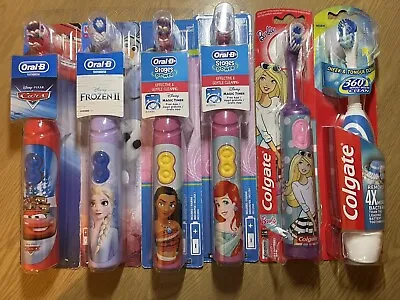 Electric Toothbrushes. Colgate Kids Barbie/ Oral B Kids Disney. • £6.99