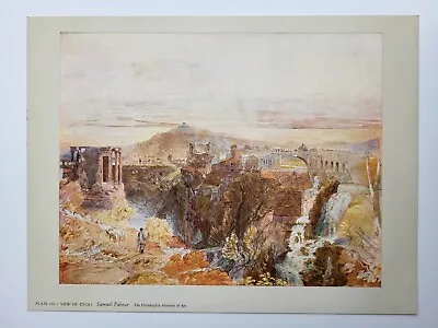 £12 • Buy Old Antique Print Metropolitan View Of Tivoli Samuel Palmer Museum Of Art