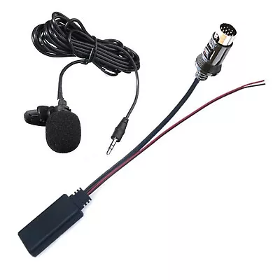 Audio Music AUX Cable+Microphone For Kenwood 13 Pin CD Stereo Bluetooth Connect • $9.45