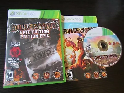 Xbox 360:  Bulletstorm Epic Edition Complete In Case & Tested  • $2.41