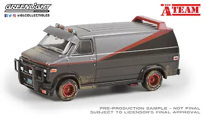 Greenlight 1/64 The A Team B A's 1983 GMC Vandura WEATHERED VERSION 44865F • $6.10